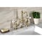 Kingston Brass Bridge Bathroom Faucet with Brass PopUp, Antique Brass KS7973BPL - alternate 3